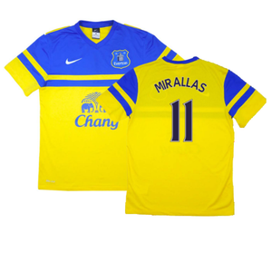 Everton 2013-14 Away Shirt (M) (Excellent) (Mirallas 11)_0