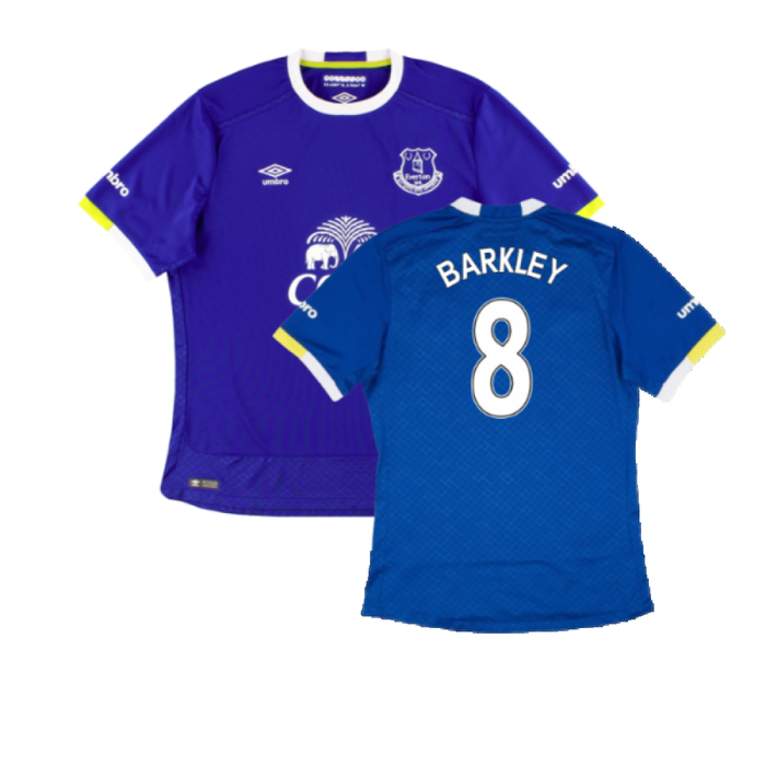 Everton 2016-17 Home Shirt (2XL) (Mint) (BARKLEY 8)