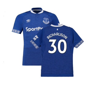 Everton 2018-19 Home Shirt (S) (Excellent) (Richarlison 30)_0