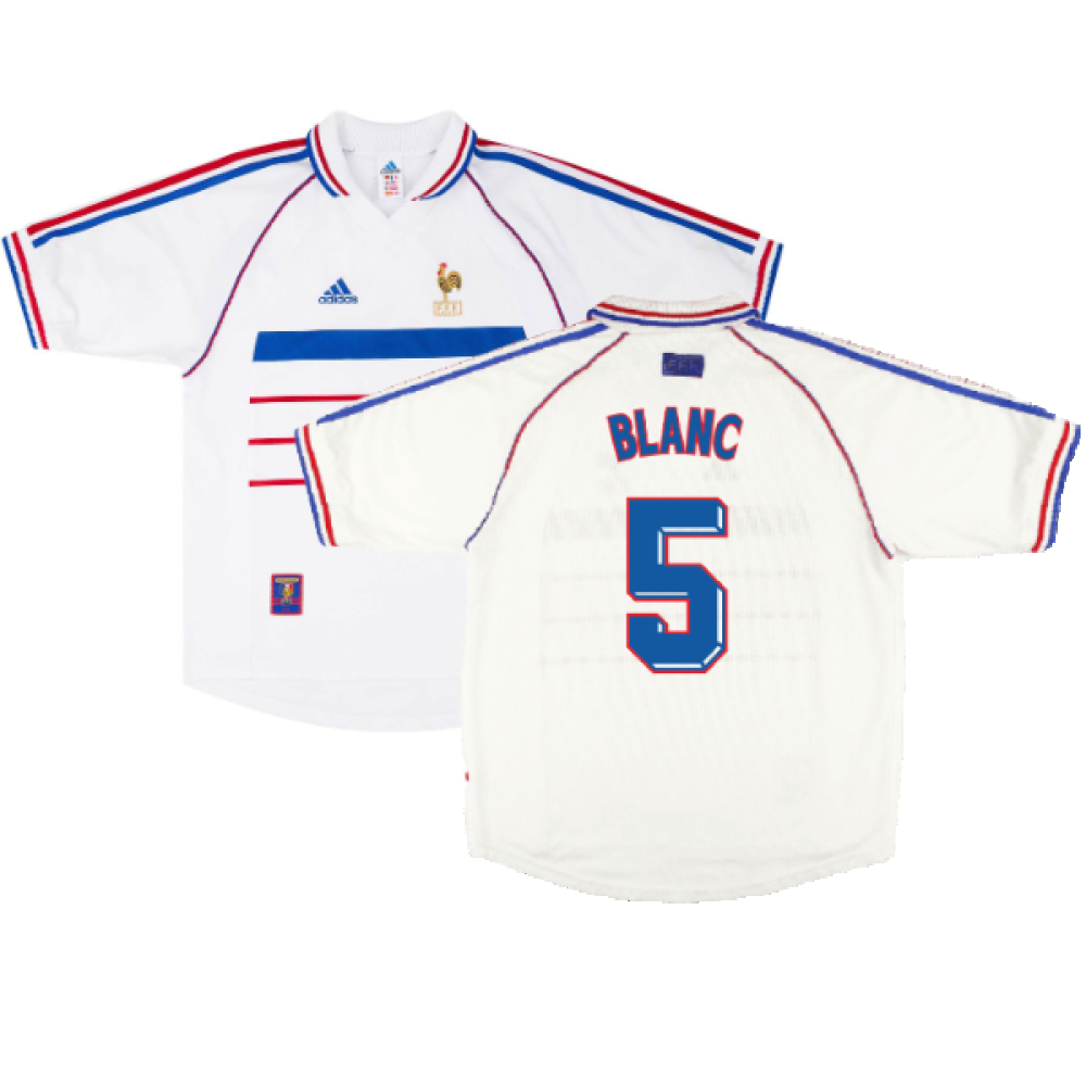 France 1998-2000 Away Shirt (M) (Very Good) (BLANC 5)_0