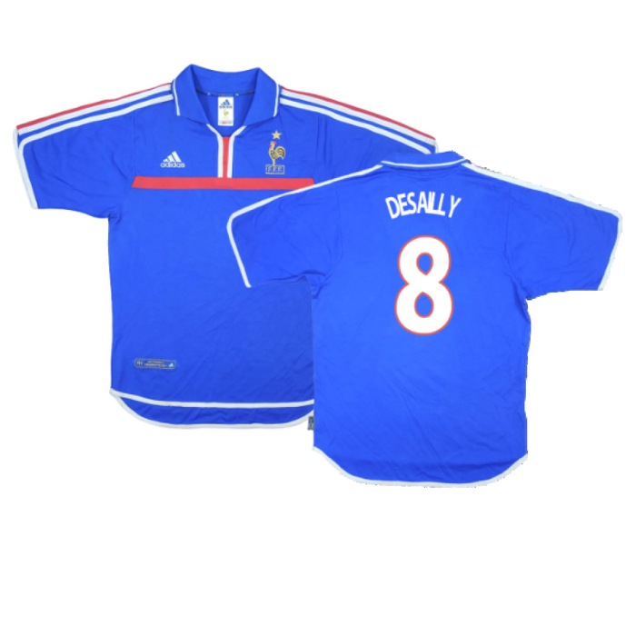 France 2000-02 Home Shirt (Very Good) (Desailly 8)