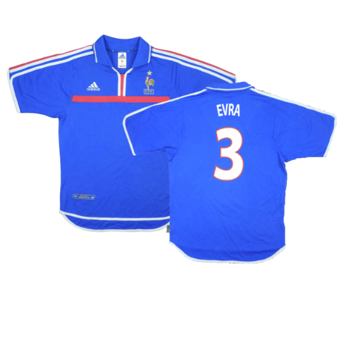 France 2000-02 Home Shirt (Excellent) (EVRA 3)