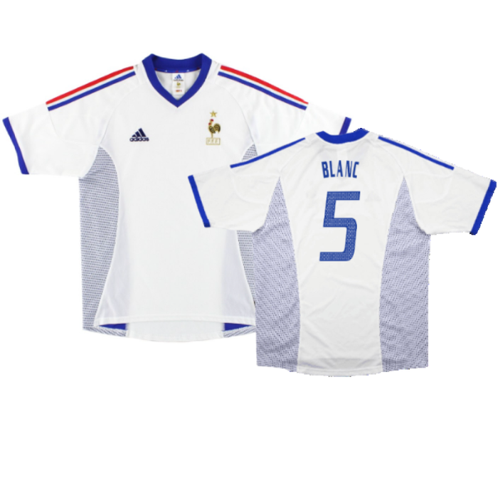 France 2002-04 Away Shirt (L) (Excellent) (BLANC 5)