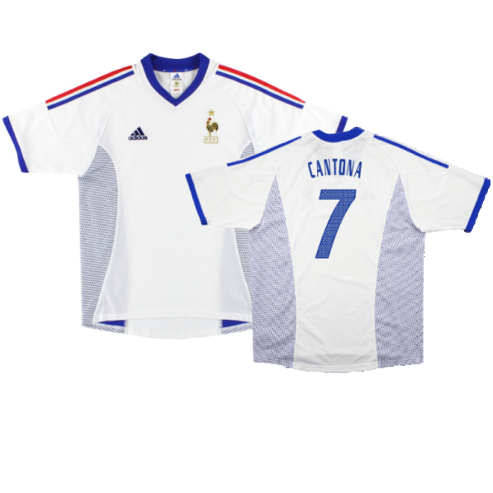 France 2002-04 Away Shirt (L) (Excellent) (CANTONA 7)