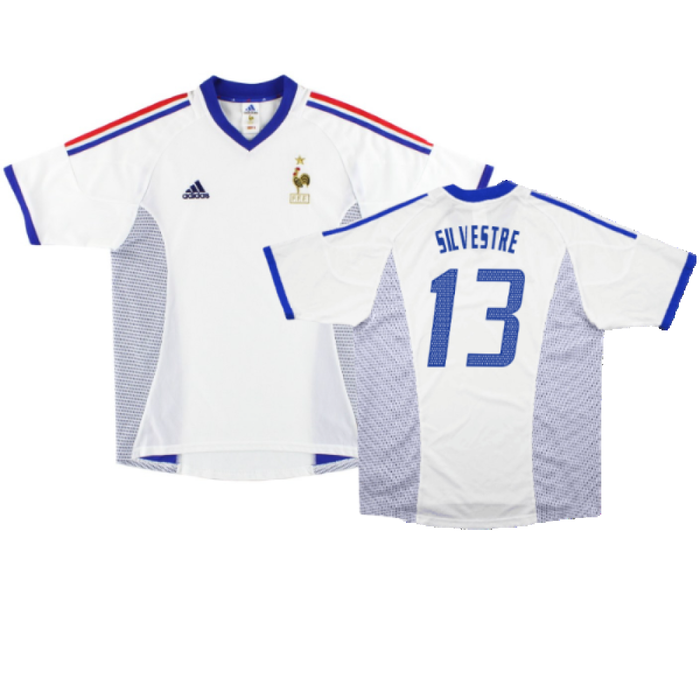 France 2002-04 Away Shirt (L) (Excellent) (Silvestre 13)