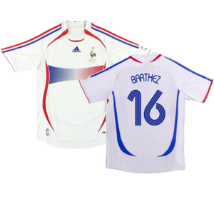 France 2006-07 Away Shirt (L) (Fair) (Barthez 16)_0