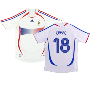 France 2006-07 Away Shirt (L) (Fair) (Diarra 18)_0