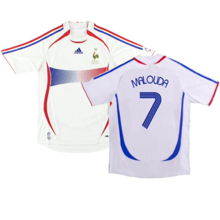 France 2006-07 Away Shirt (L) (Fair) (Malouda 7)