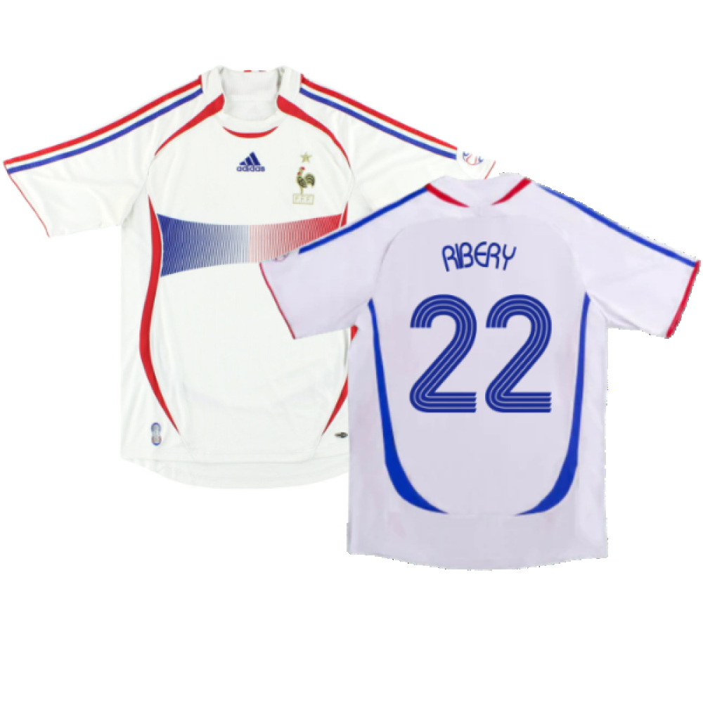 France 2006-07 Away Shirt (L) (Fair) (Ribery 22) – Classic