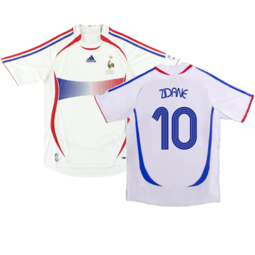 France 2006-07 Away Shirt (L) (Fair) (Zidane 10) – Classic