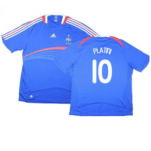 France 2007-08 Home Shirt (M) (Excellent) (Platini 10)_0