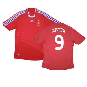 France 2008-10 Away Shirt (XXL) (Good) (Benzema 9)_0