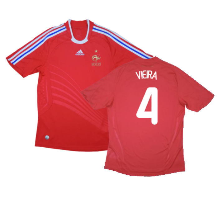 France 2008-10 Away Shirt (XL) (Excellent) (Vieira 4)