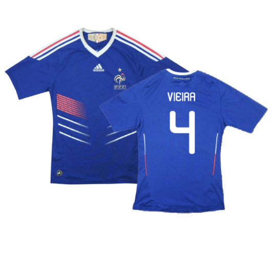 France 2009-10 Home Shirt (S) (Vieira 4) (Excellent)_0