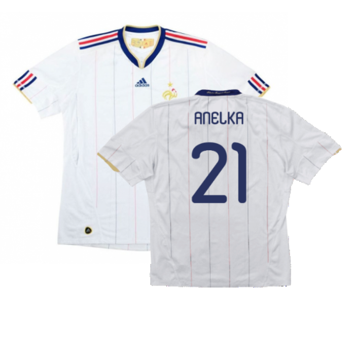 France 2010-11 Away Shirt (M) (Excellent) (Anelka 21)