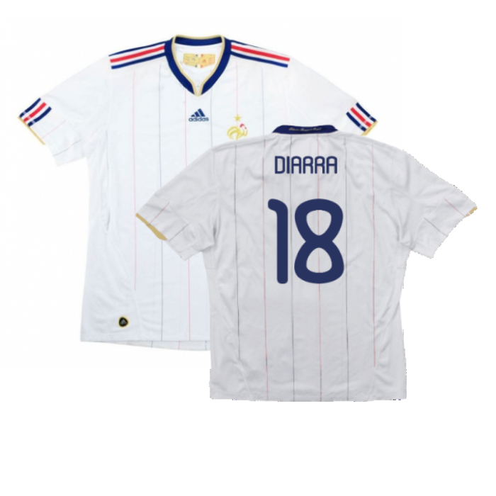 France 2010-11 Away Shirt (M) (Excellent) (Diarra 18)