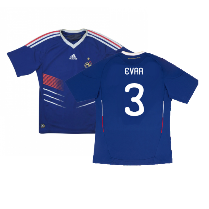 France 2010-11 Home Shirt (L) (Good) (EVRA 3)