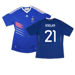 France 2010-2011 Home Shirt (L) (Excellent) (Anelka 21)_0