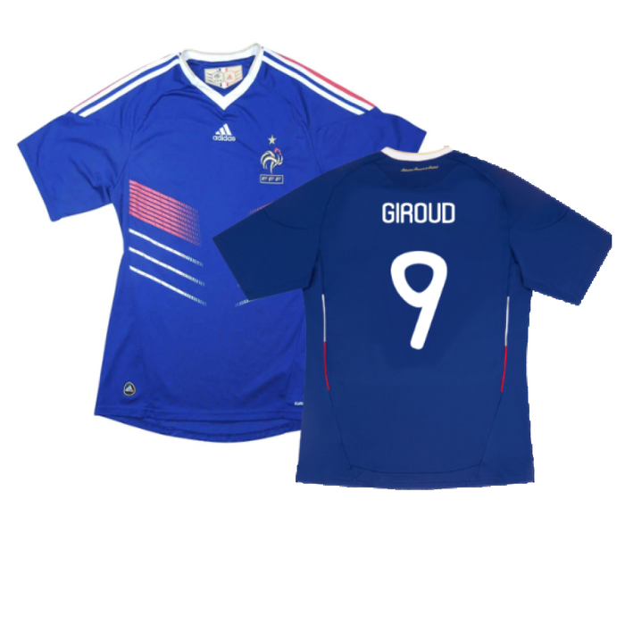 France 2010-2011 Home Shirt (L) (Excellent) (GIROUD 9)