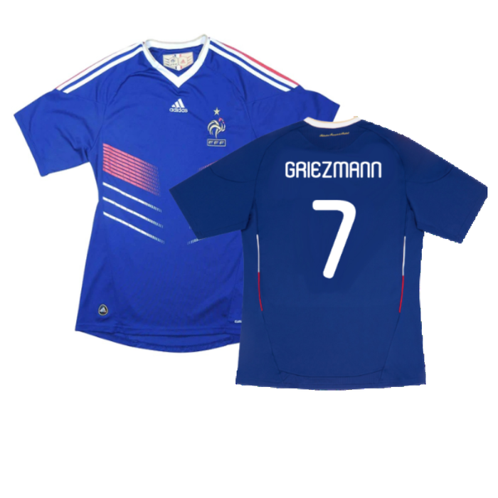 France 2010-2011 Home Shirt (L) (Excellent) (GRIEZMANN 7)