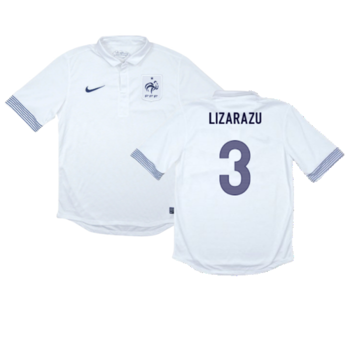 France 2012-13 Away Shirt (L) (Excellent) (LIZARAZU 3)