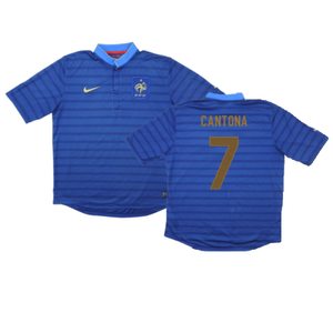 France 2012-13 Home Shirt (XL) (Excellent) (CANTONA 7)_0