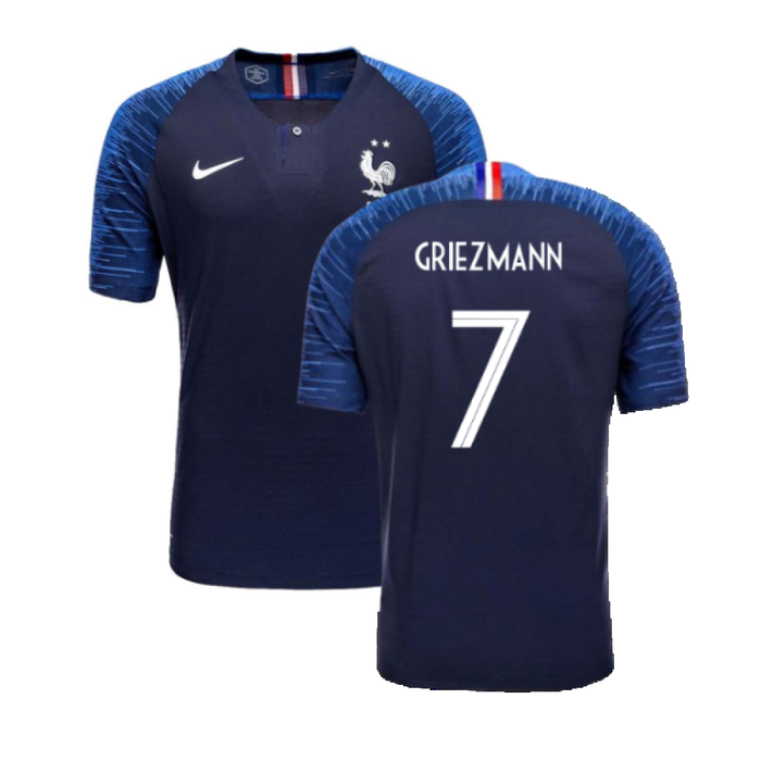 France 2018 19 Home XL Boys 13 Excellent Griezmann 7 Classic Football Kit