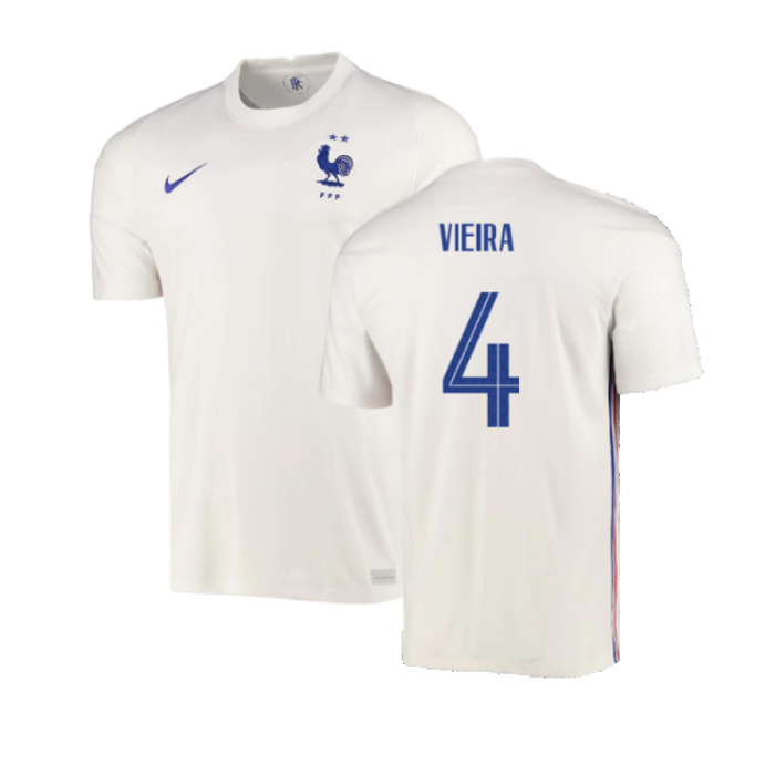 France 2020-21 Away Shirt (XXL) (Good) (Vieira 4)