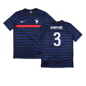 France 2020-21 Home Shirt (Mint) (Kimpembe 3)_0