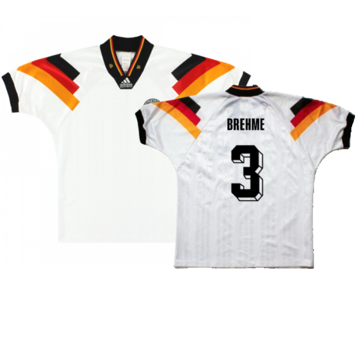 Germany 1992-93 Home Shirt (Excellent) (Brehme 3)