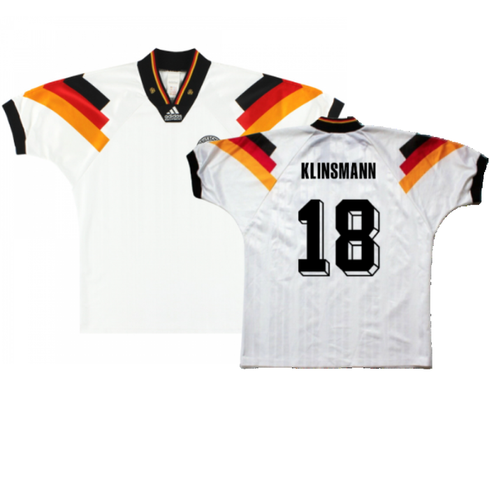 Germany 1992-93 Home Shirt (L) (Excellent) (Klinsmann 18)