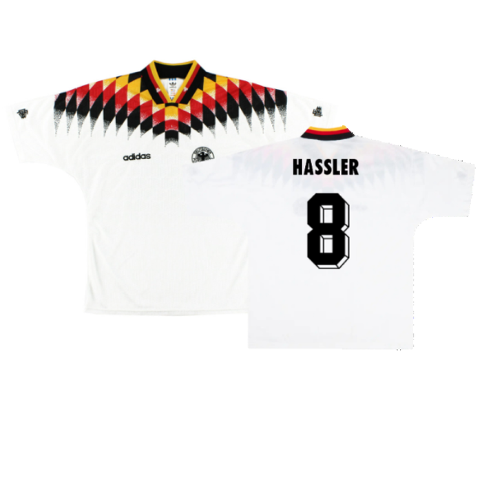 Germany 1994-96 Home Shirt (S) (Excellent) (HASSLER 8)