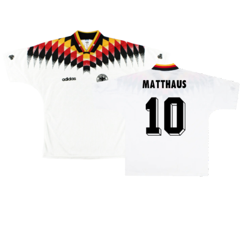1994 ドイツ代表 10番 マテウス Matthäus ユニフォーム 1994-96 1994 ドイツ代表 10番 マテウス Matthäus ユニフォーム 1994-96