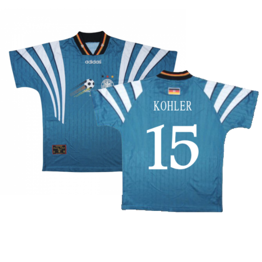 Germany 1996-98 Away Shirt (XXL) (Very Good) (Kohler 15)_0
