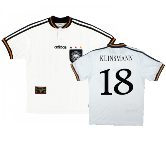 Germany 1996-98 Home Shirt (Excellent) (Klinsmann 18)_0