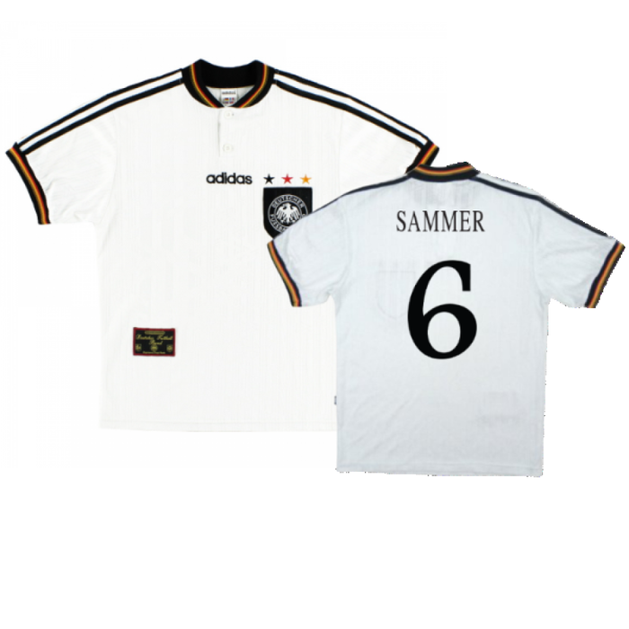 Germany 1996-98 Home Shirt (XL) (Excellent) (Sammer 6)