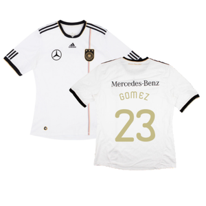 Germany 2010-11 Home Shirt with Mercedes Sponsor (XL) (GOMEZ 23) (Good)_0