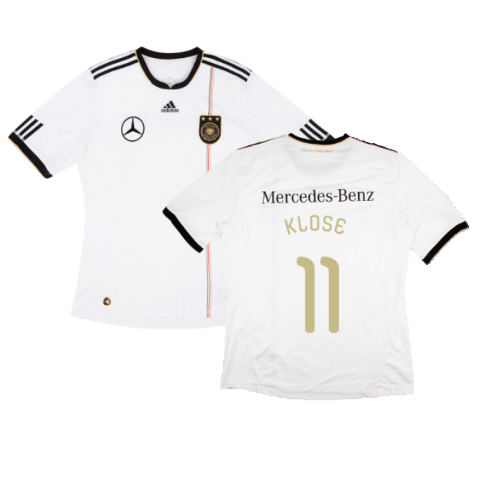 Germany 2010-11 Home Shirt with Mercedes Sponsor (XL) (KLOSE 11) (Good)