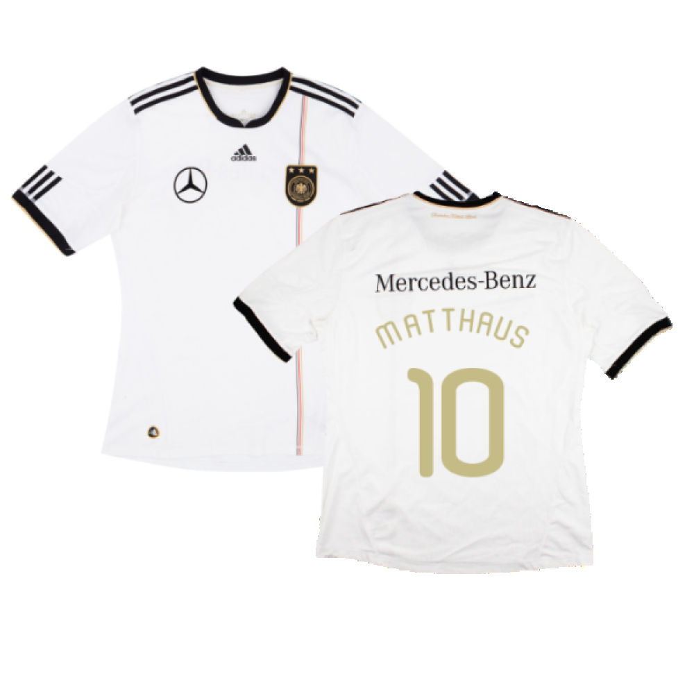 Germany 2010-11 Home Shirt with Mercedes Sponsor (L) (MATTHAUS 10) (Very Good)_0