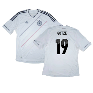 Germany 2012-13 Home Shirt (MB) Muller #13 (Mint) (Gotze 19)_0
