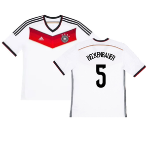 Germany 2014-15 Home Shirt (XXL) (Excellent) (Beckenbauer 5)_0