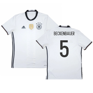 Germany 2015-16 Home Shirt (M) (Fair) (Beckenbauer 5)_0