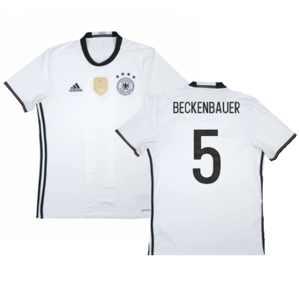 Germany 2015-16 Home Shirt (Womens M) (Excellent) (Beckenbauer 5)_0