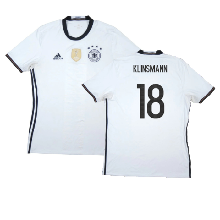 Germany 2016-17 Home Shirt (Excellent) (Klinsmann 18)