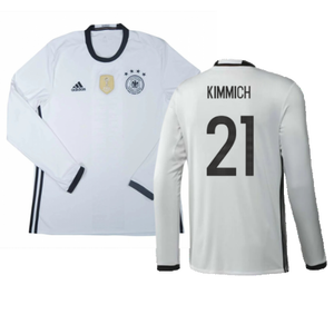 Germany 2016-17 Long Sleeve Home Shirt (Very Good) (Kimmich 21)_0