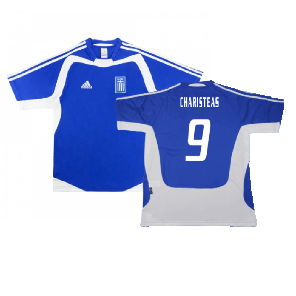 Greece 2004-06 Home Shirt (XL) (Excellent) (Charisteas 9)_0