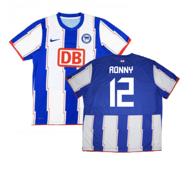 Hertha Berlin 2010-11 Home Shirt (S) (Excellent) (Ronny 12)