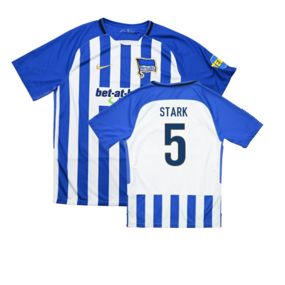 Hertha Berlin 2017-18 Home Shirt (XL) (Excellent) (Stark 5)_0
