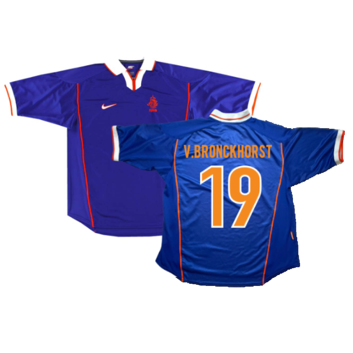 Holland 1998-2000 Away (M) (Excellent) (V.Bronckhorst 19)