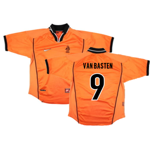 Holland 1998-1999 Home Shirt (M) (Good) (Van Basten 9)_0